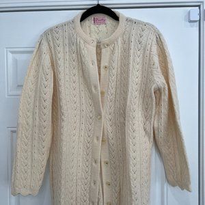 Vintage Bradley Cream Cardigan
